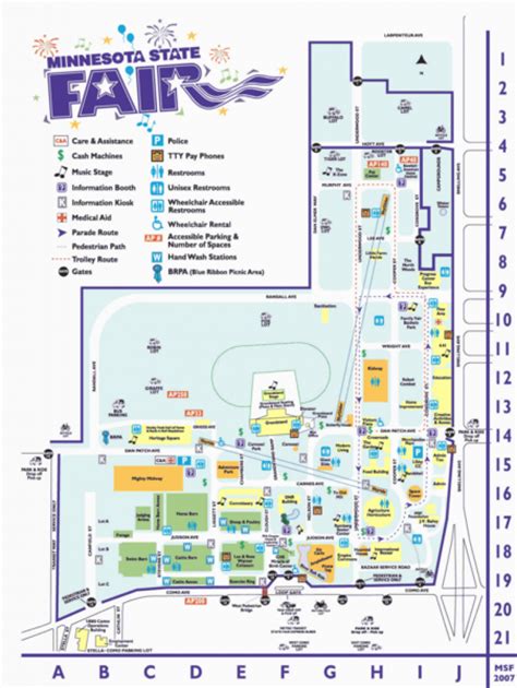 Wisconsin State Fair Grounds Map - Printable Map