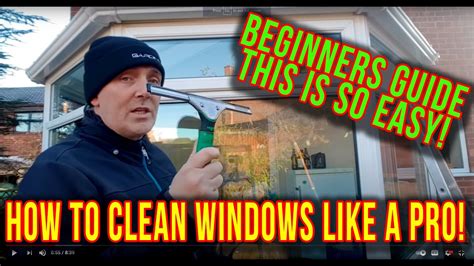 How To Clean Windows Like A Pro For Beginners Window Cleaning Like A