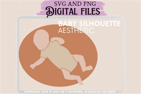 Baby Silhouette Nude Aesthetic Graphic By Rayan Creative Fabrica