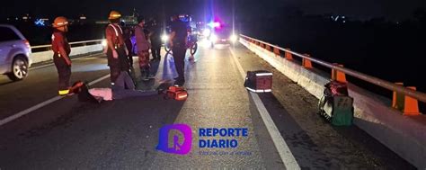 Chocan Dos Motociclistas En El Puente Ameca Reporte Diario Vallarta