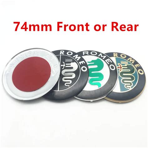 Pcs Mm Auto Front Rear Logo Emblem Badge Sticker For Alfa Romeo Mito