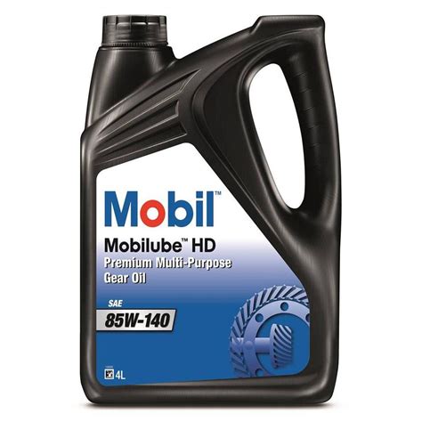 Mobil Mobilube HD SAE 85W-140 Premium Multi-Purpose Gear Oil- 4Ltr ...