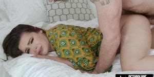 UP CLOSE Hot Brunette Dharma Jones SUBMITS To Hung Dominant Alpha Male For Multiple Orgasms