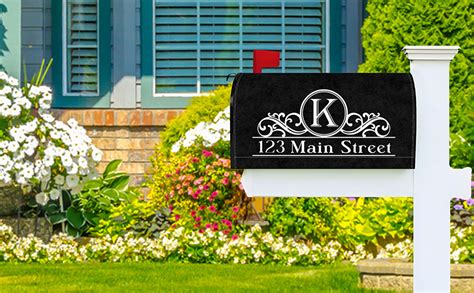 amazoncom custom monogram family  mailbox covers magnetic