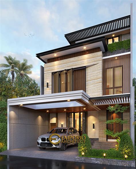 #housefacade - Mr. Sugi Modern House 3 Floors Design - Bekasi, Jawa