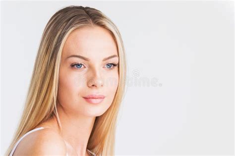 Blonde Woman Portrait Stock Photo Image Of Perfect