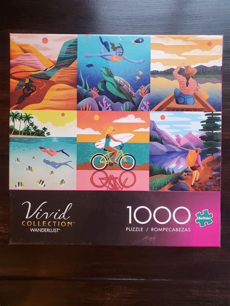 Buffalo Games Vivid Collection Wanderlust 1000 Piece Puzzle Complete EBay