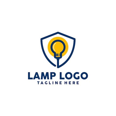 Premium Vector Lamp Logo