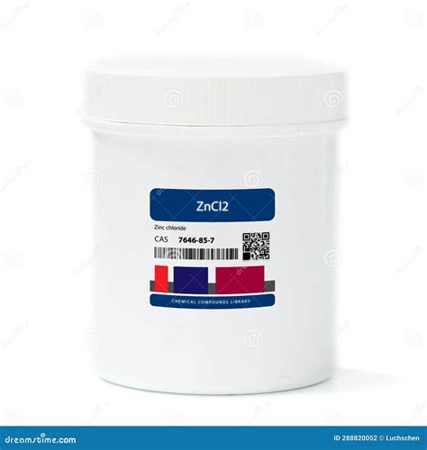 ZnCl2 - Zinc chloride stock photo. Image of bottle, glass - 288820052