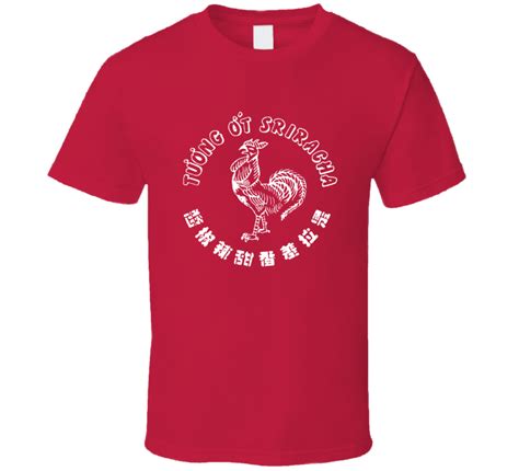 Sriracha Hot Sauce Logo Graphic T Shirt