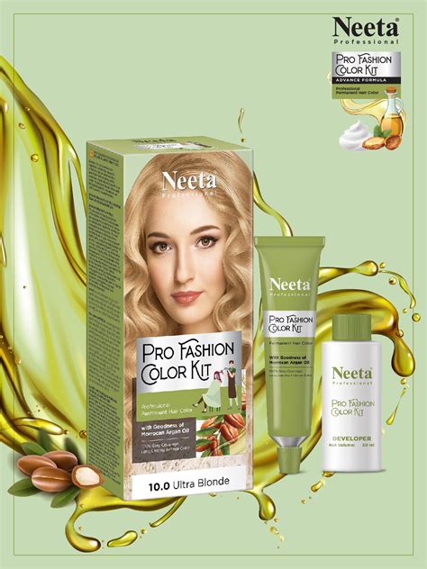Buy Neeta Professional Pro Fashion Permanent Hair Color Kit G Ultra Blonde Hair Colour