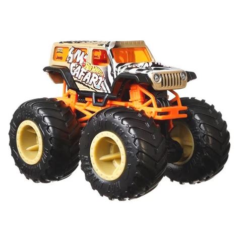 Pack Hot Wheels Monster Trucks HW Safari vs Wild Streak FYJ GJF Mattel Dorémi