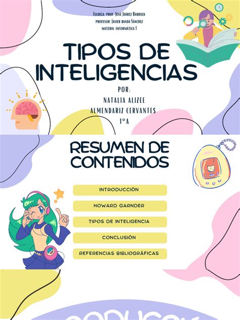 Tipos De Inteligencias Pdf Inteligencia Cognición