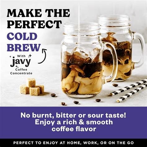 Buy Javy Coffee 30x Cold Brew Coffee Concentrate Perfect For Instant Iced Coffee Cold Brewed