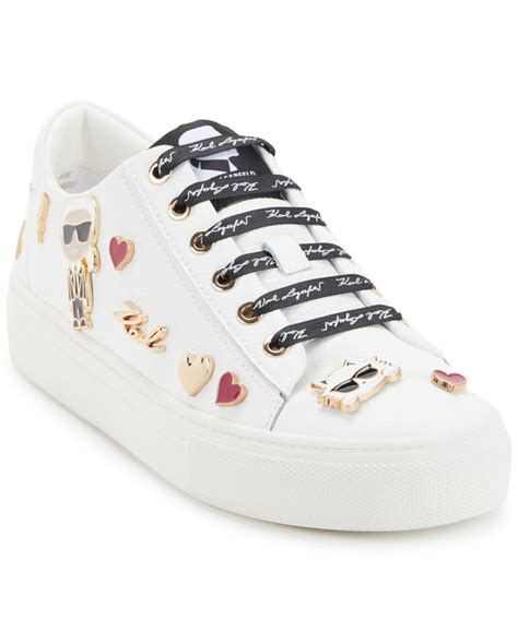 Кроссовки женские Karl Lagerfeld Women's Cate Embellished Sneakers | отзывы