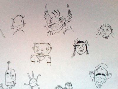 Random Sketches by Erik Sagen on Dribbble 