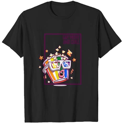 Gay Movie And Chill With Funny Popcorn T Shirt Sold By Brian O Connell Off Sku