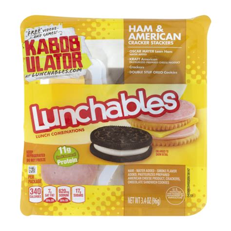 Lunchables Ham & Cheese Single Serve-Convenience Meal (3.4 oz) from Stop & Shop - Instacart