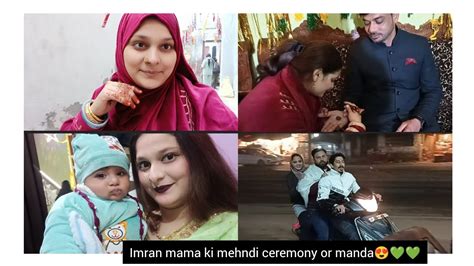 imran mama ki mehndi ceremony  mandasubscribe publicreaction