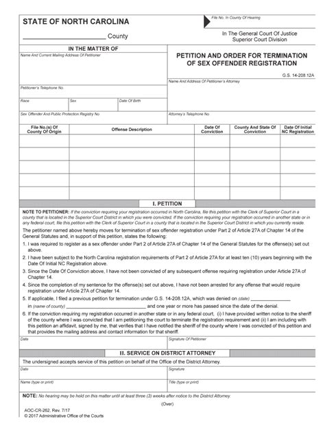 Florida Forms Petiton To Terminate Sex Offender Regsrstion AirSlate SignNow