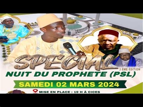 Bande annonce nuit du prophète PSL le 02 mars au cices YouTube