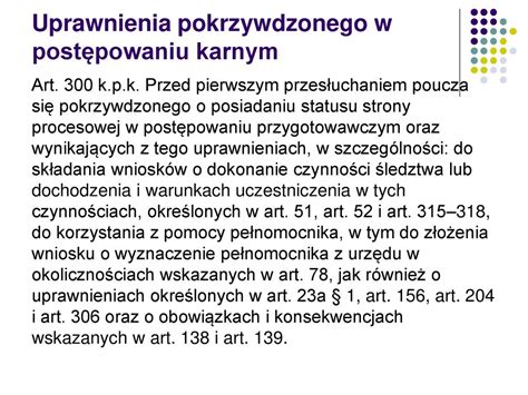 Pokrzywdzony W Prawie Karnym I Procesie Karnym Ppt Pobierz