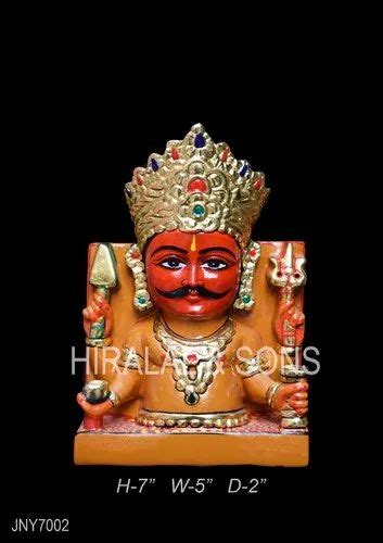 White Painted Nakoda Bhairav Statue, Size: 7", for Temple at Rs 15000 ...