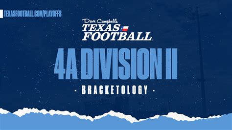 BRACKETOLOGY: 2020 Texas High School Football Playoffs - 4A DII