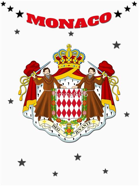 "Monaco - Coat of Arms - Monte Carlo" T-shirt by lemmy666 | Redbubble