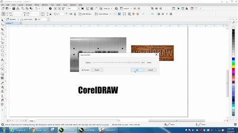 Corel Draw Tips And Tricks Emboss Effect Youtube