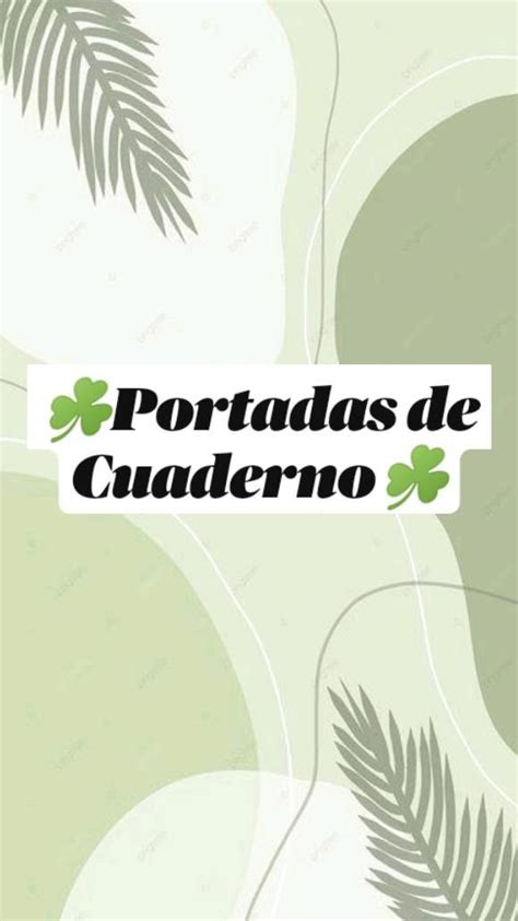 Portadas De Cuaderno Portadas De Cuadernos Portadas Caratulas