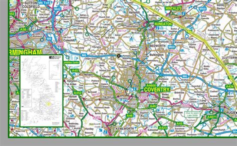 Leicestershire County Map