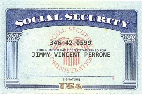 Editable Social Security Card Template - Professional Sample Template