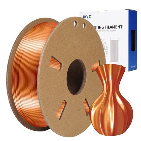 Filamento 3D PLA Seda 1 1kg Cobre Jayo I3D Service