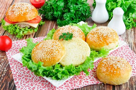 Булочки для бургеров в домашних условиях рецепт с фото пошагово - 1000.menu