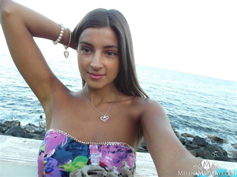 Melena Maria Rya Unveils Her Nice Tits And Pussy Outdoors 15 Photos