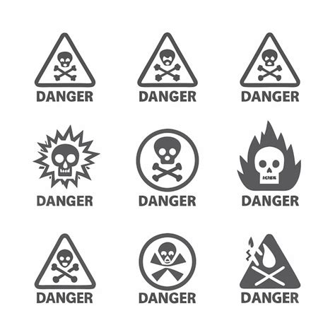 Symbols Of Warning And Alertness Premium Ai Generated Vector