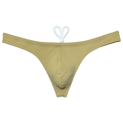 Botmois Men S Swim Briefs With Lining Mini Bikini Trunks Drawstring Thongs Swimwear Soft
