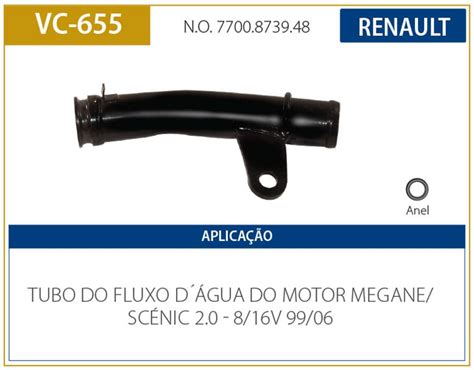 Tubo Fluxo De Gua Renault Megane Scenic V Valclei