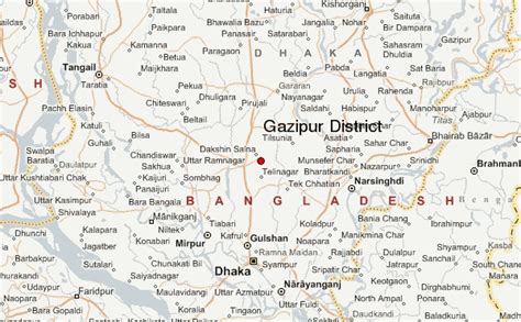 Gazipur District Location Guide