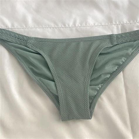 Sage Green Target Bikini Bottoms Size Small Worn A Depop