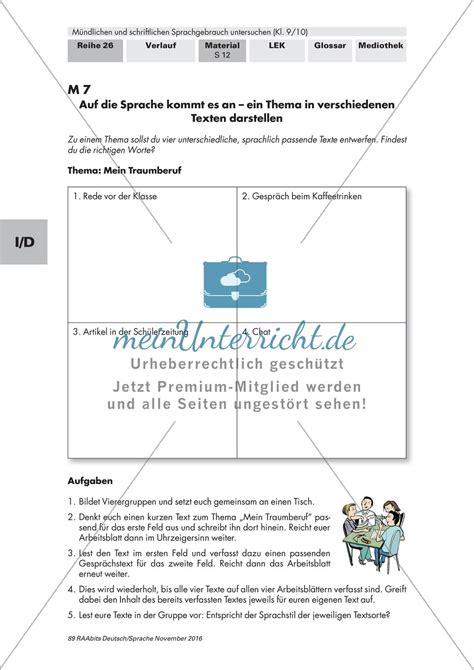 Konzeptionelle Mündlichkeit und Schriftlichkeit Formulieren