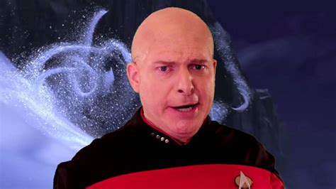 Make It So Star Treks Captain Picard Visits The Planet From Frozen