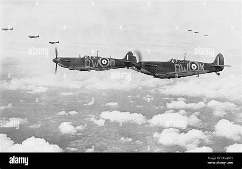 Supermarine Spitfire Spitfire Mk Ias Of Raf 610 Squadron Based At