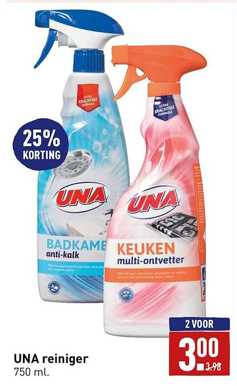 Una Reiniger Korting Aanbieding Bij Aldi Folders Nl