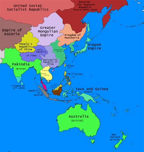 map of the far east