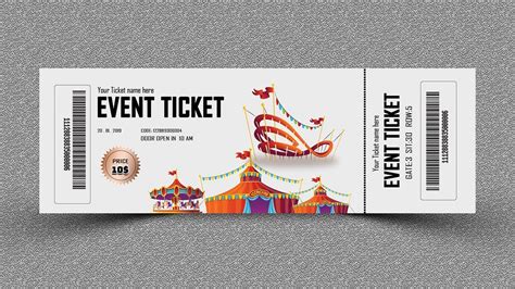 Event Ticket Design Photoshop Tutorial Youtube