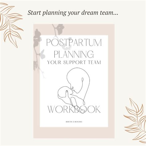 Postpartum Planning Postpartum Support Team Etsy