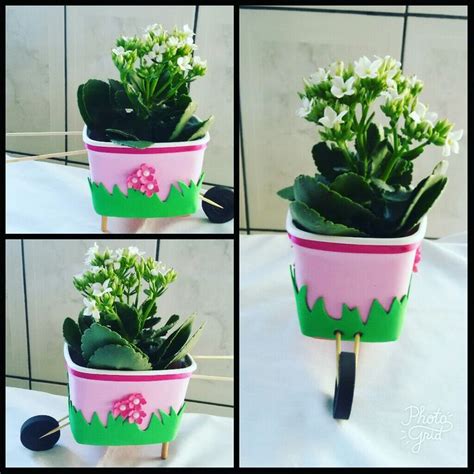 Pote De Manteiga Decorado Planter Pots Planters Pot