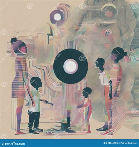 Digital Natives United Where Learning Meets Play Stock Illustration